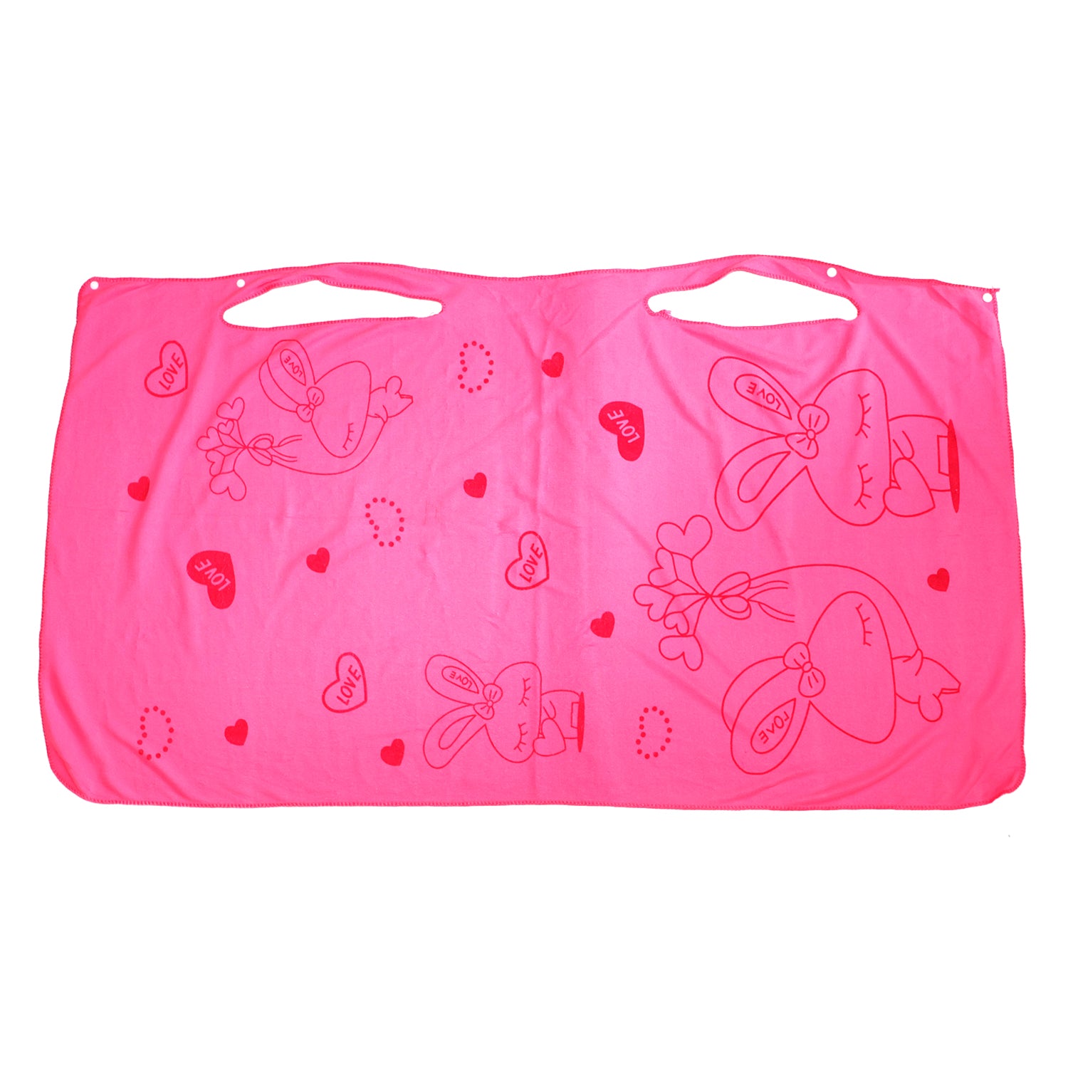 Soft  Absorbent Microfiber Bath Towel Wrap With Shoulder Straps (1 Pc)